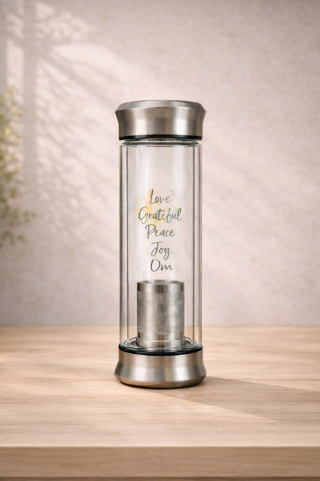 Glass Tea Infuser Bottle | Loose Leaf Ritual | Lua’s Apothecary