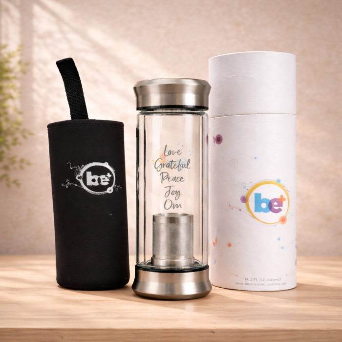 Glass Tea Infuser Bottle | Loose Leaf Ritual | Lua’s Apothecary